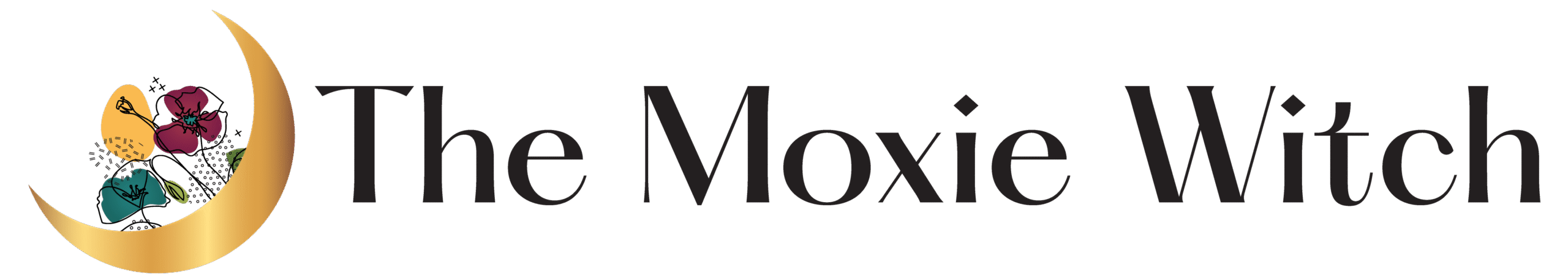 The Moxie Witch Horizontal Logo